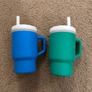 Infantino Blue and Teal Toddler Mugs
